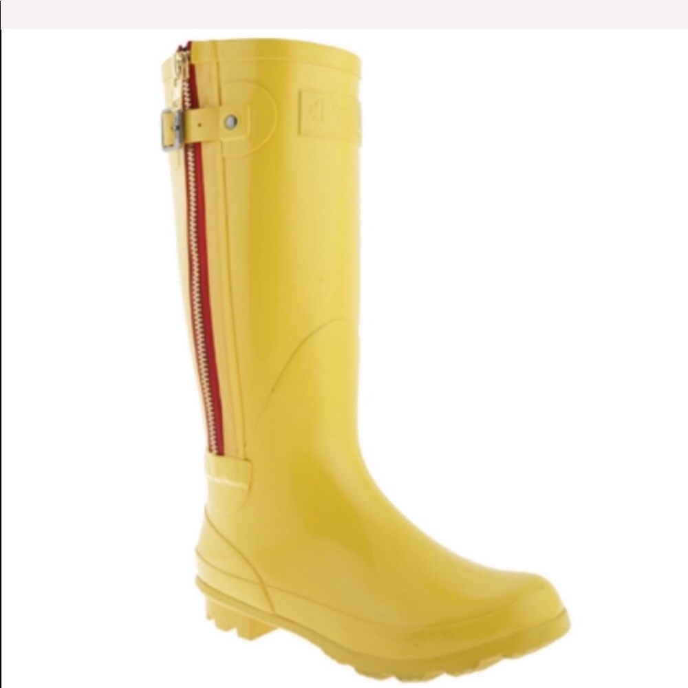 Darling RARE!!! NEW Pajar Liberty Yellow Rain boots 8 (39) with tags! So cute!☔️